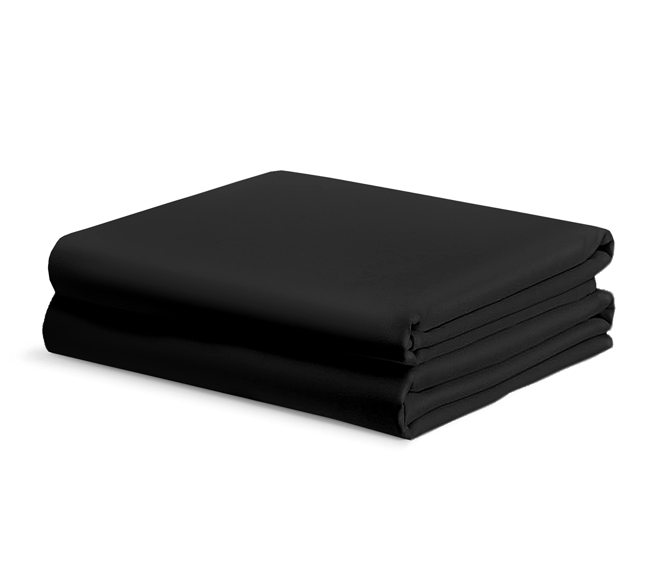 Sapphire collection 200 Thread Count 100% Egyptian Cotton Fitted Sheet (Single, Black)