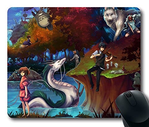 Custom Anime Mouse Pad with Other Anime Studio Ghibli Non-Slip Neoprene Rubbe
