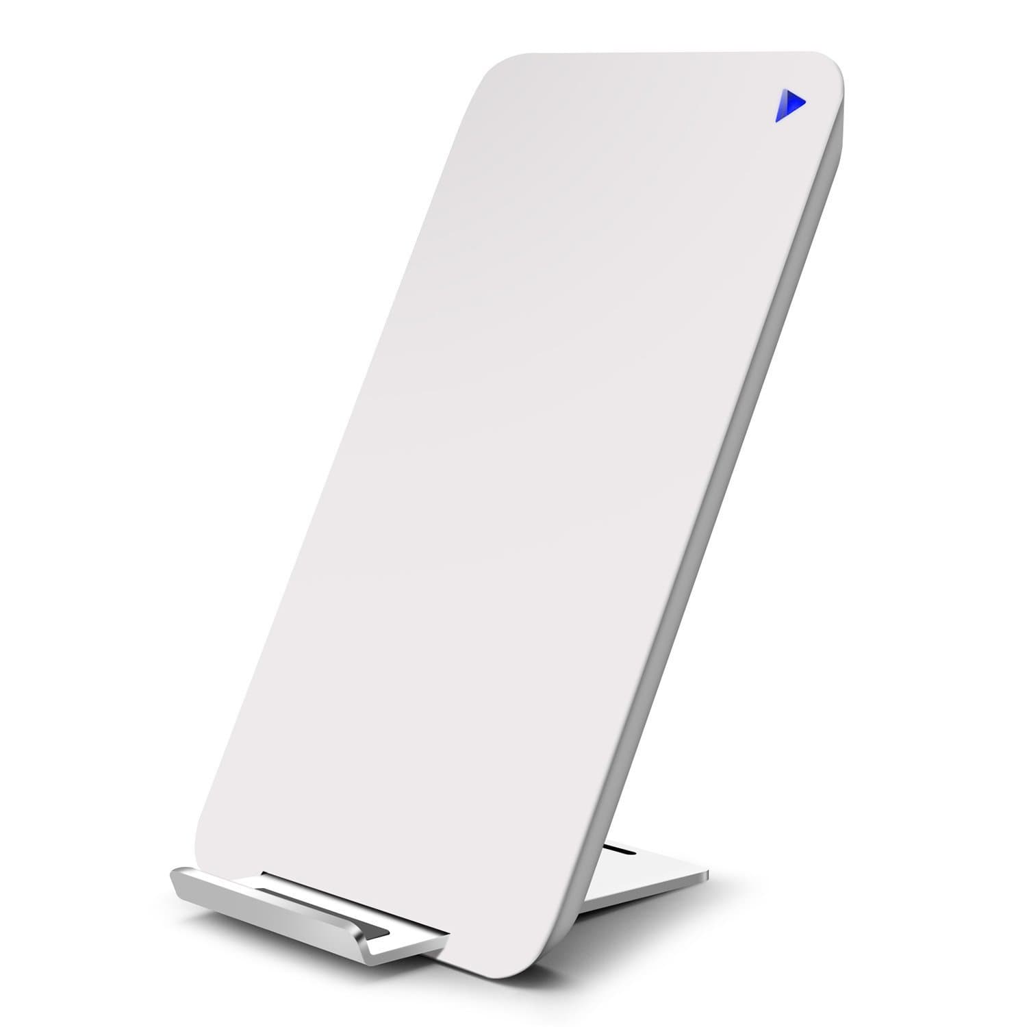 mobfun Wireless Charger 10.8W Fast Wireless Charger Stand with Type C Port Quick Input Compatible with Samsung Galaxy S9 S8 S7 Edge iPhone X iPhone 8 8 Plus (White)