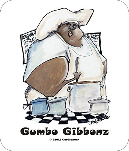 Gumbo Gibson New Orleans Chef Mouse Pad