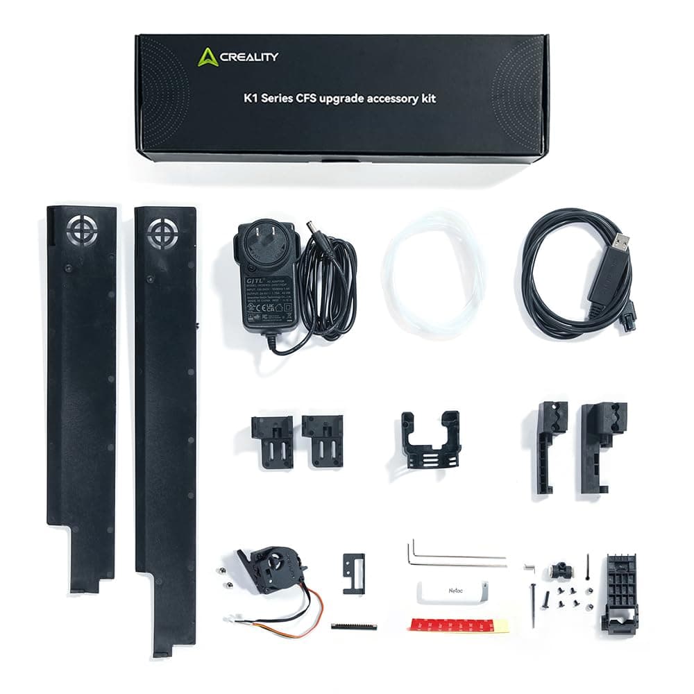 Creality K1 Series CFS Upgrade Accessory Kit for Multi Color 3D Printer, Multi-Color Printing by Connecting CFS Filament System, Compatible with 3D Printer K1 Max, K1C, K1, K1 SE
