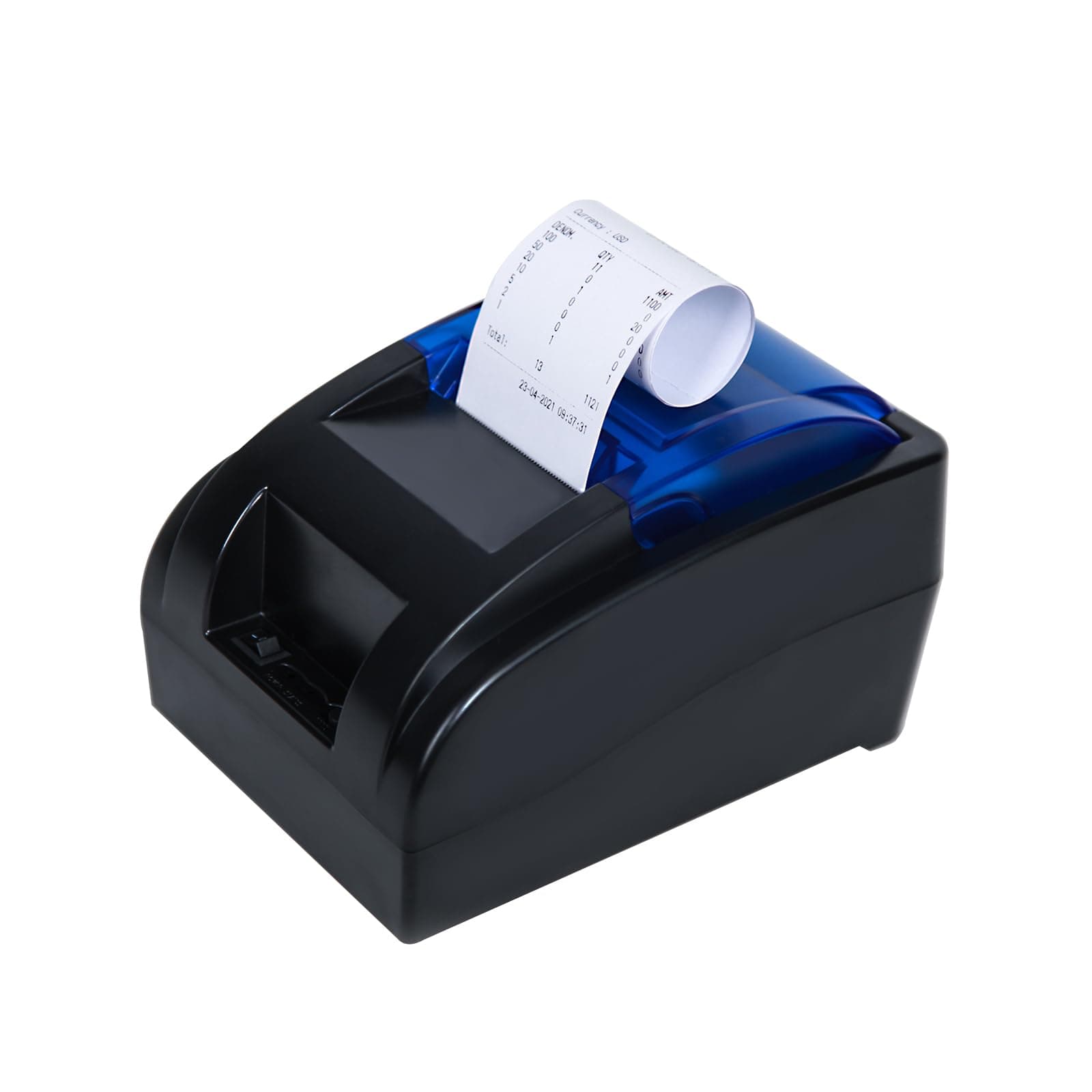 RIBAO TECHNOLOGY Thermal POS Printer Receipt Printer Connect BC-55 BC-40 BCS-160 Mixed Bill Money Counter & Coin Sorter 58mm USB Cash Drawer Interface NOT for Square NOT for Other PC Device