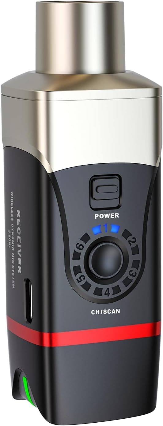 XviveU35 Wireless Microphone System Receiver 5.8GHz Wireless XLR Receiver (U35 RX Only)