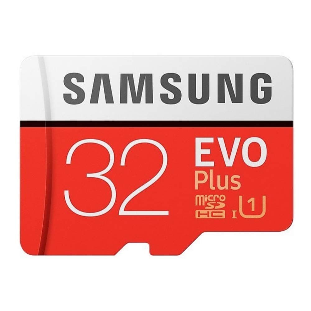 Samsung 32GB EVO Plus Class 10 Micro SDHC アダプター付き (MB-MC32GA/AM)。