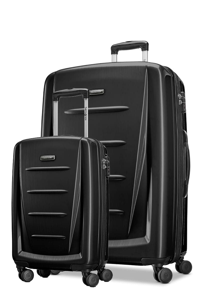 Samsonite Winfield 2 Hardside Expandable Luggage with Spinner Wheels, Brushed Anthracite, 2-Piece Set (20/28)