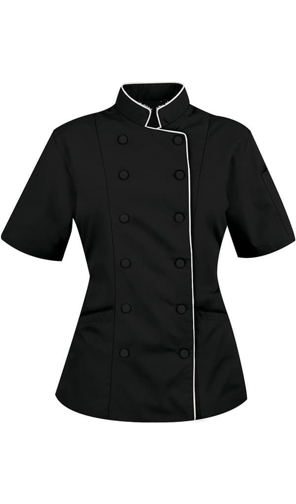 Chef AttiresShort Sleeves Women's Ladies Chef's Coat Jackets
