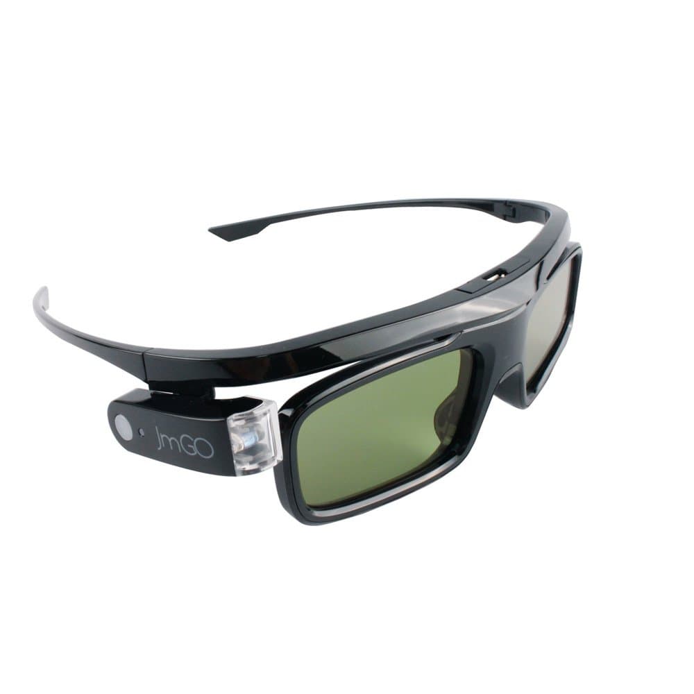 JmGO HGL1 Active 3D Glasses DLP-Link Liquid Crystal Shutter Rechargeable 3D Glasses for All DLP Technology 3D Projectors