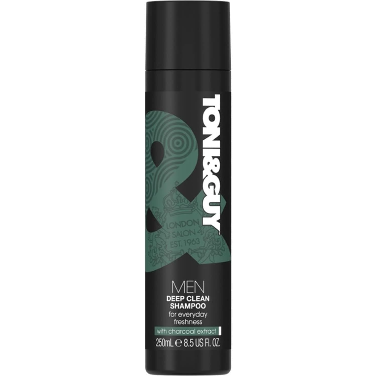 Toni & Guy Men's Deep Clean Shampoo with Charcoal Extract, 250ml