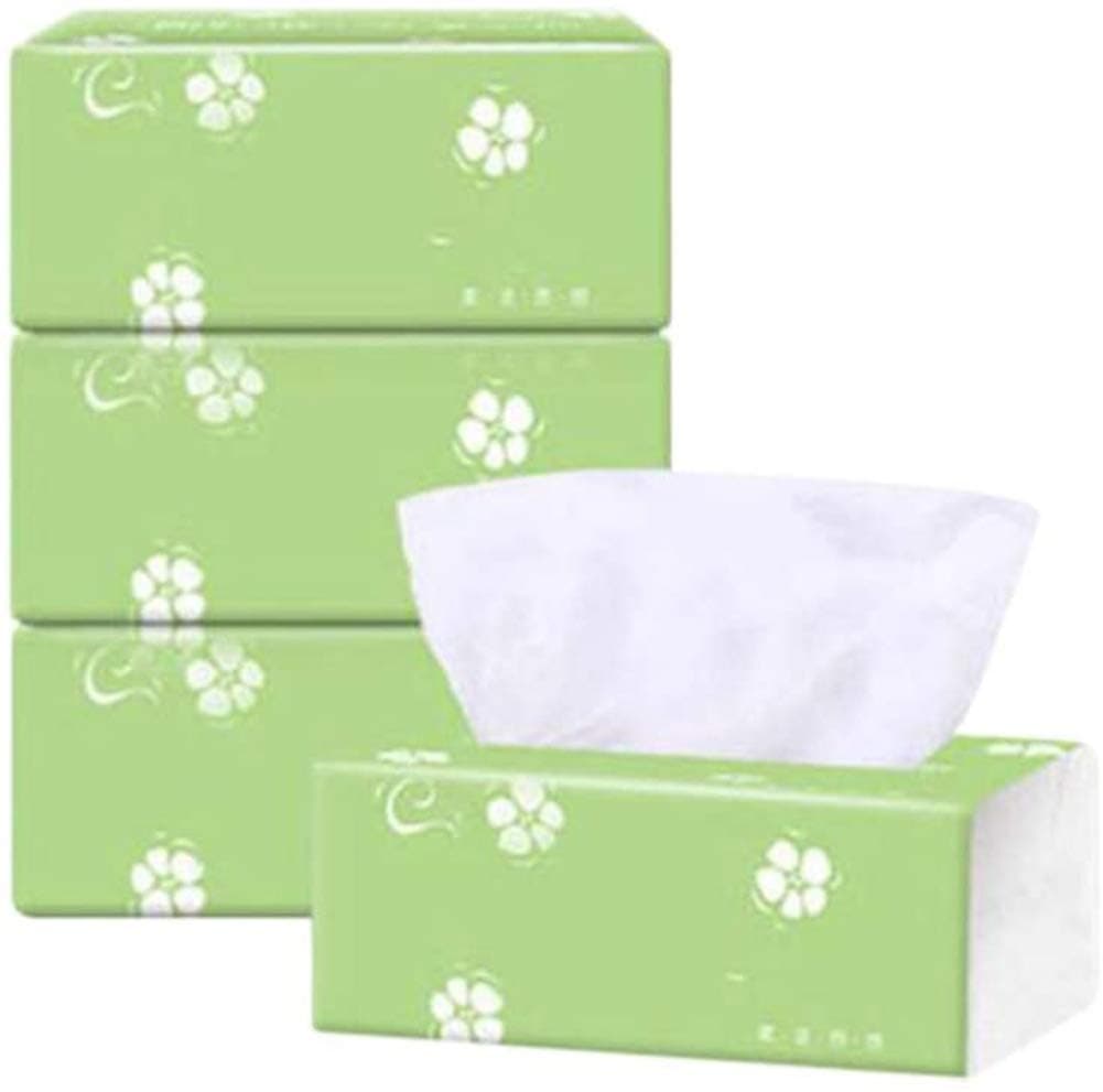 3 Pack 3-Ply Log Facia Tissue 300 Tissues per Packs 900 Tissues Total for Home