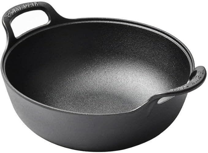 Cast Iron Wok with Handles (9" inch)