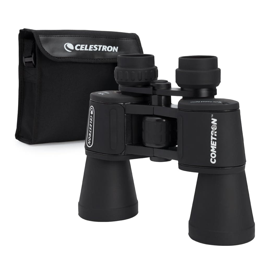 Celestron - Cometron 7x50 Astronomy Binoculars – Entry-Level for Stargazing and Comet Watching – Large 50mm Objective Lenses – Wide 6.6° Field of View – Multi-Coated Optics