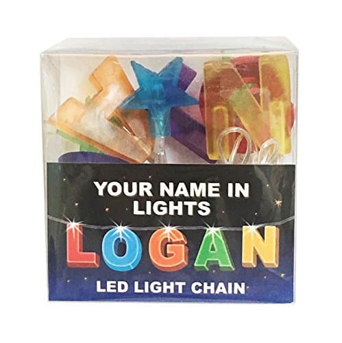 Name Lights (Logan) LED Colorful String Lights