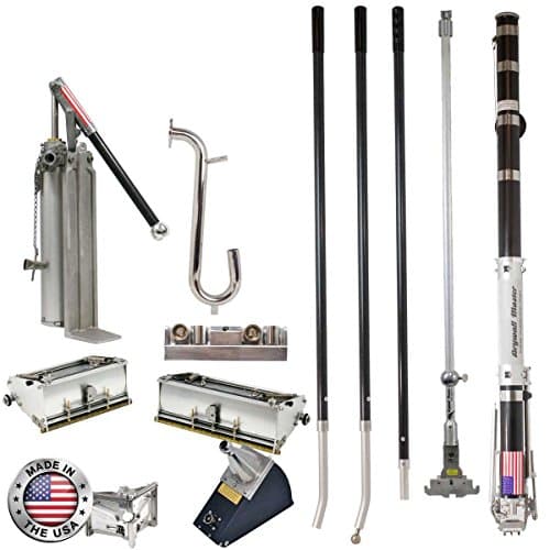 Drywall Master Professional Full Automatic Taping and Finishing Set - 7" & 10" Boxes, Taper, Pump, Corner Tools, Handles