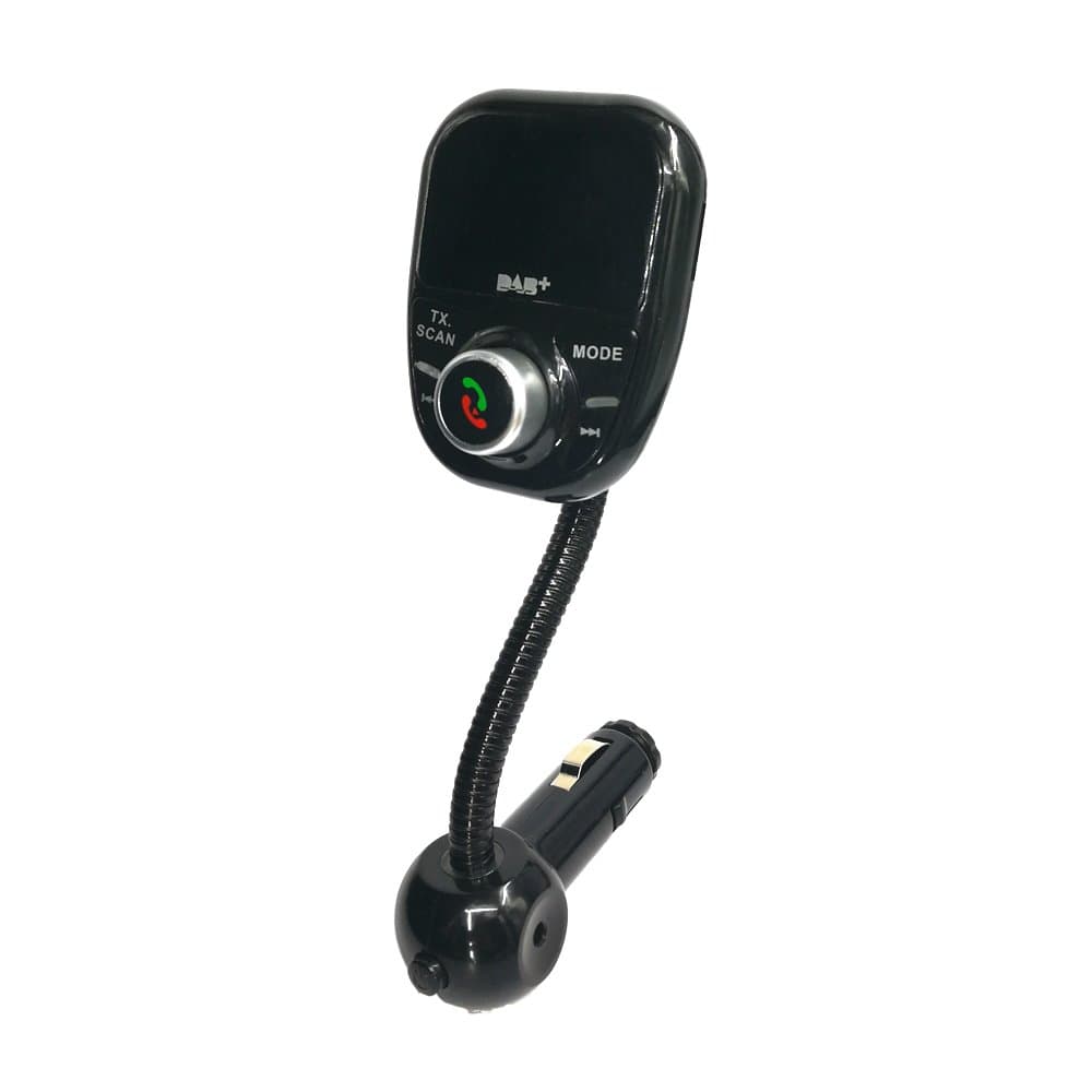 In Car DAB/DAB+Radio Adapter with Bluetooth FM Transmitter, SD Card Player, Handsfree Car Kit and USB Charging Port