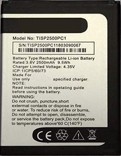 SVNEO Mobile Battery for Panasonic P101 TISP2500PC1