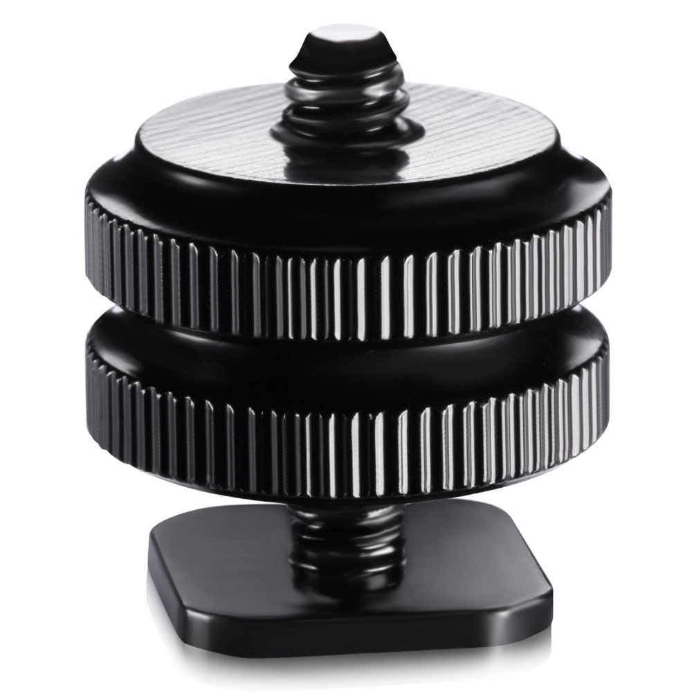 HUMBLE Camera Shoe Pro 1/4" Flash Hot Shoe Screw Adapter Tripod Mount Phone Clip Holder for DSLR Camera.