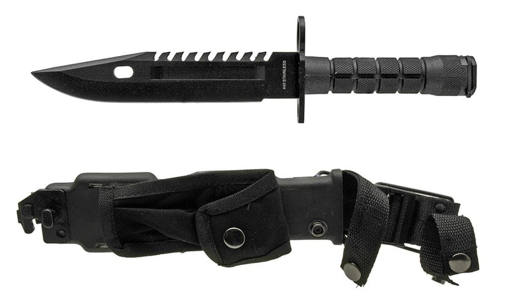 13 Tactical Survival Bayonet - Black