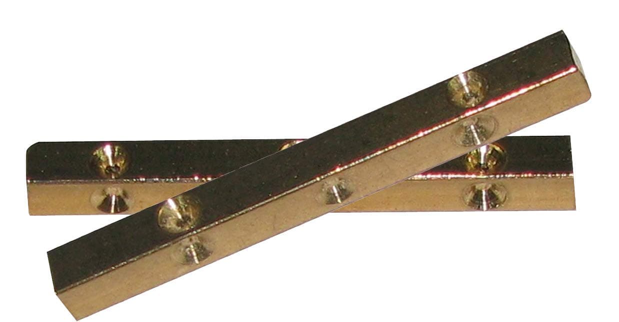 Coolboss Multi color Brass Dice, 2 Piece, 4.5 cm, Traditional Indian Dayakattai Pachikalu for Snake and Ladder, Ludo and Board Games