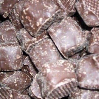 SultansPlain Chocolate Covered Stem Ginger 500 Gram Bag (1/2 Kilo)