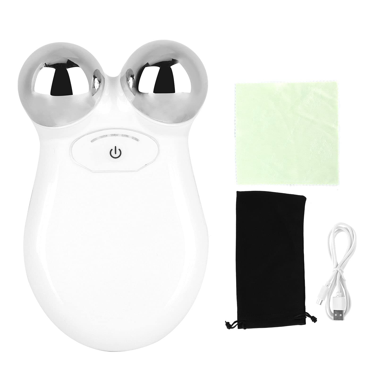 Handheld Facial Massager, Micro-Current Beauty Device Mini USB Charging Skin Care Reduces Wrinkles Improve Skin Tone Facial Massage Device