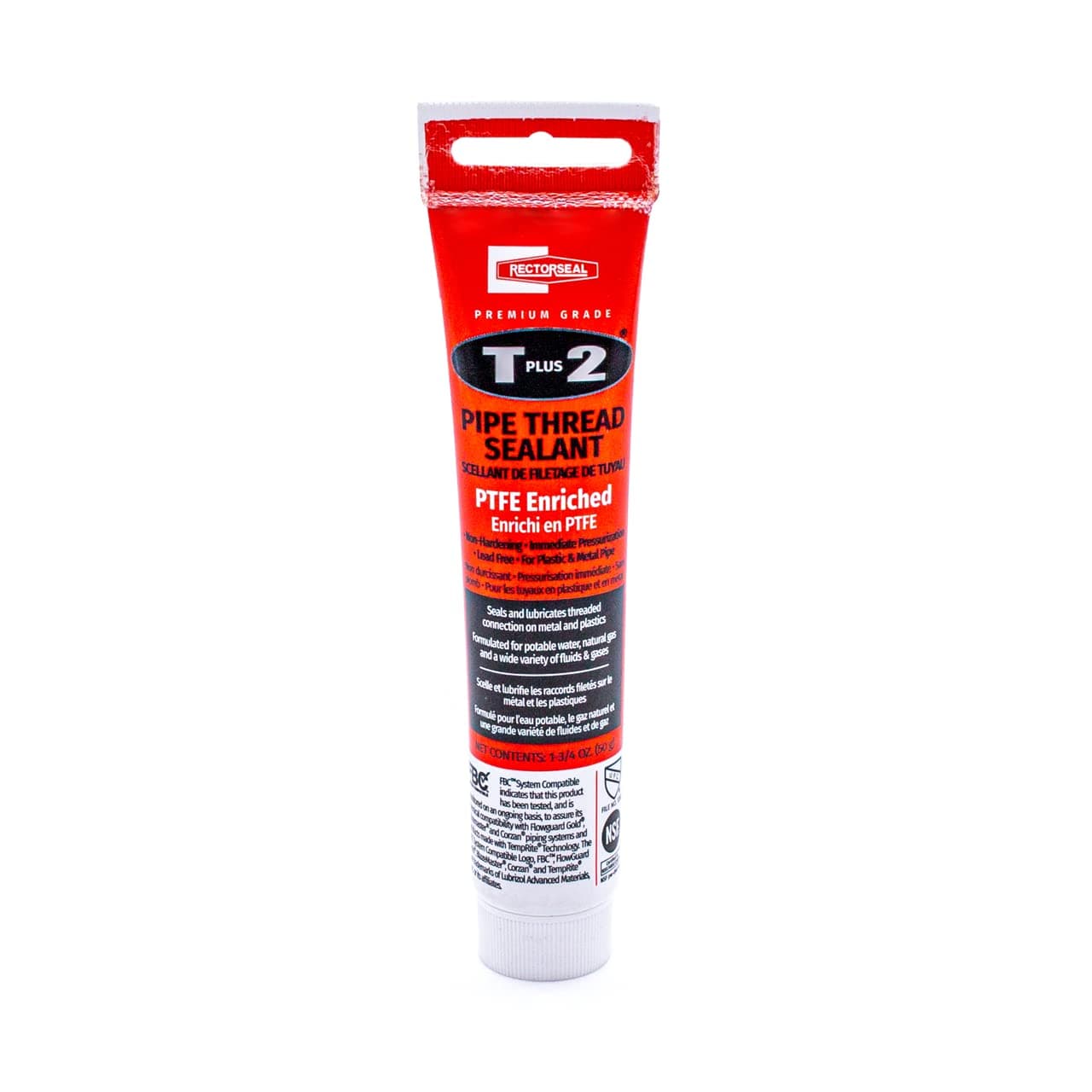 Rectorseal 23710 1-3/4-Ounce Tube T Plus Pipe Thread Sealant