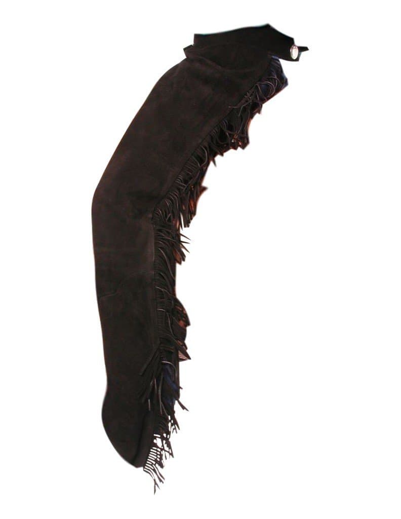 Tough 1 Suede Equitation Chaps X-Small Black