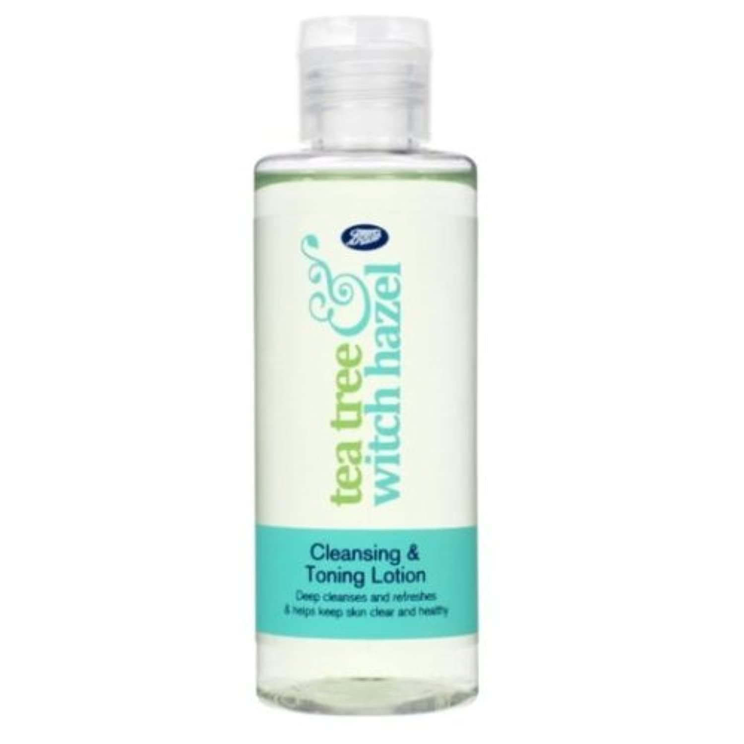 Boots Tea Tree and Witch Hazel Cleansing & Toning Lotion - Helps Keep Skin Clear and Healthy