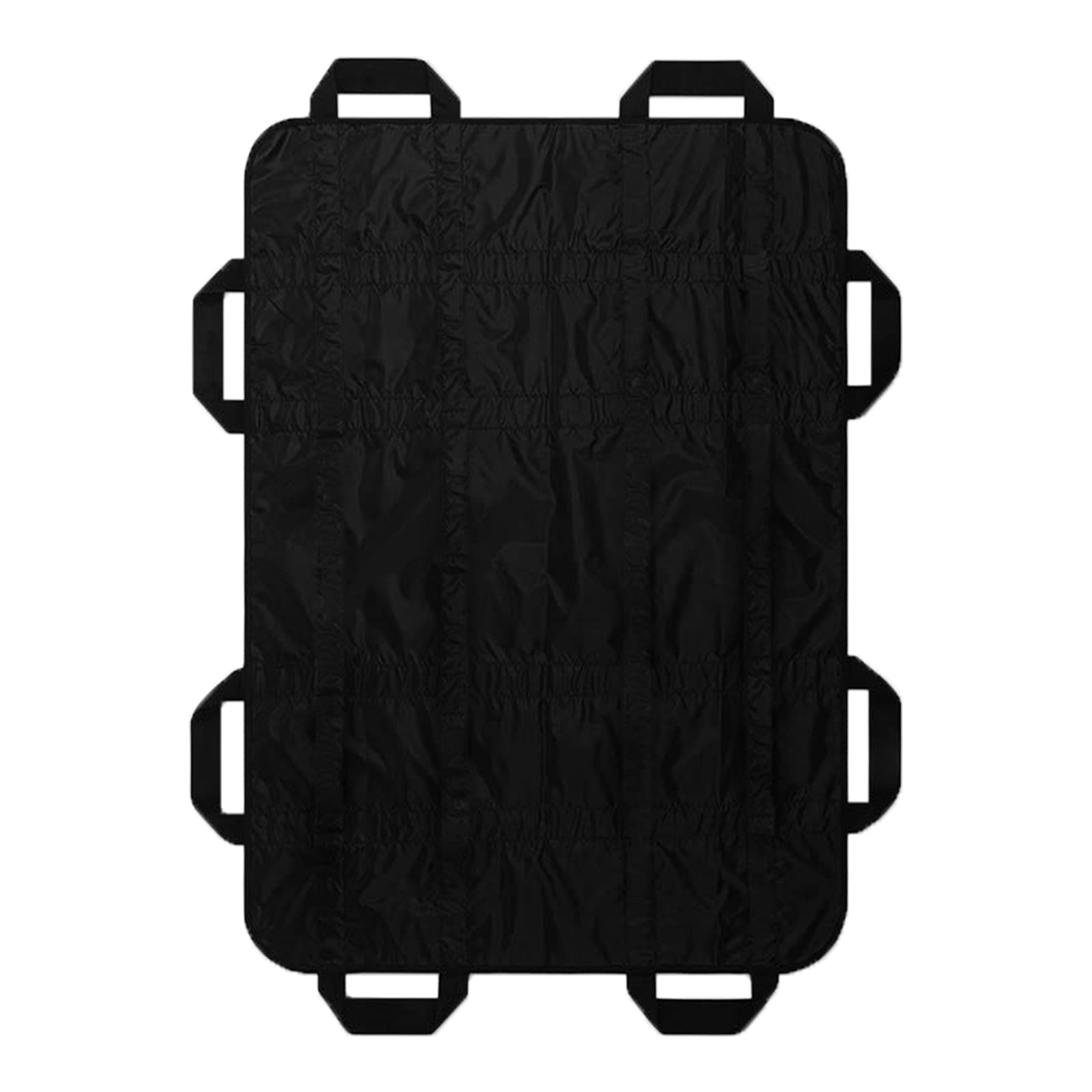Positioning Bed Pad with Handles 55" X 36" Slide Sheet Elderly Lifting Devices Draw Sheets Sling Transfer Belt Reusable Washable Waterproof Transfer Board Black