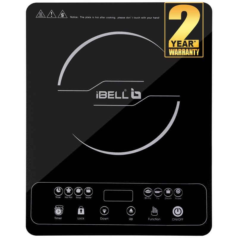 iBELL 20 YO Induction Cooktop 2000W with Full Touch Control, Auto Shut Off and over Heat Protection