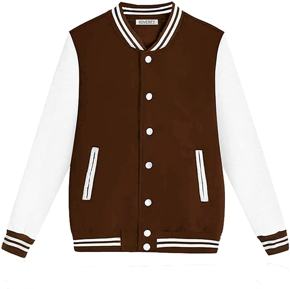Solid unisex Varsity Jacket For men and Women/Baseball Jacket/University Jacket