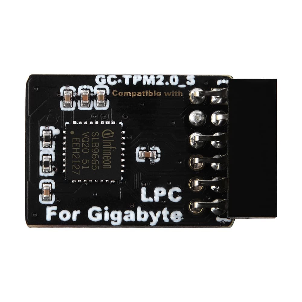 TPM2.0 Module LPC 12Pin Module with Infineon SLB9665 for Gigabyte Motherboard Compatible with GC-TPM2.0_S