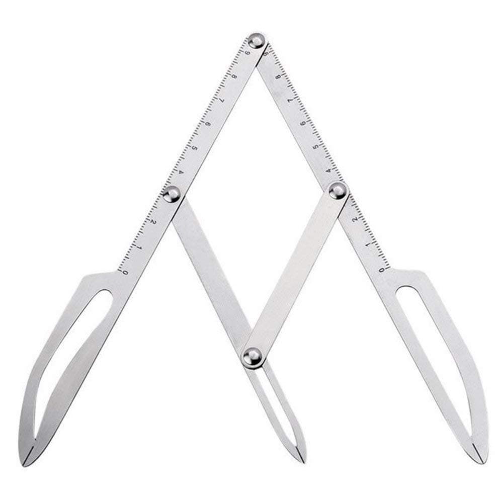 Eyebrow ruler Eyebrow Stencil Positioning DIY Ruler Calipers Microblading Supplies Permanent Makeup Gold Ratio Eyebrow Measure Tool Stainless Steel