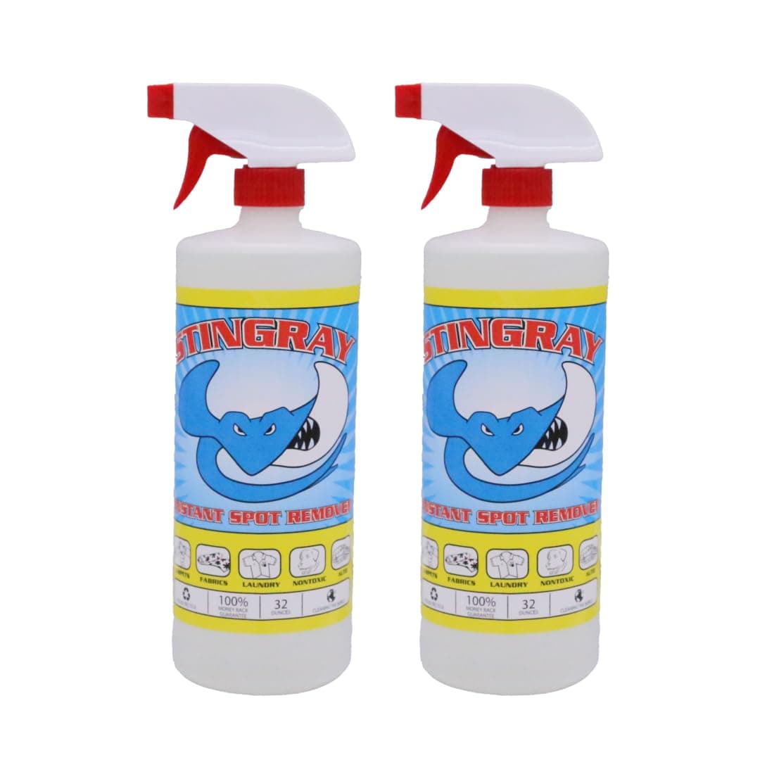 Stingray Spot Remover 32 Fl oz | Advanced, Eco-Friendly Multi Surface Stain Removal | 2-Pack