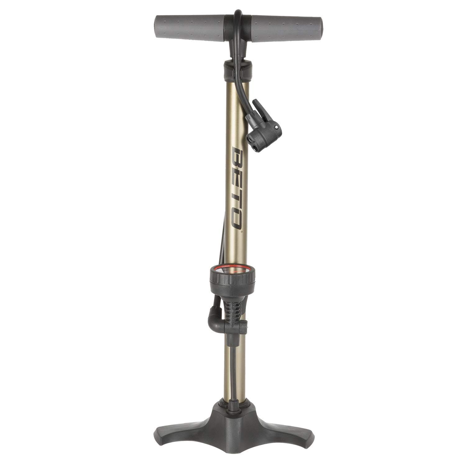 Beto Aluminium Floor Pump - Metallic