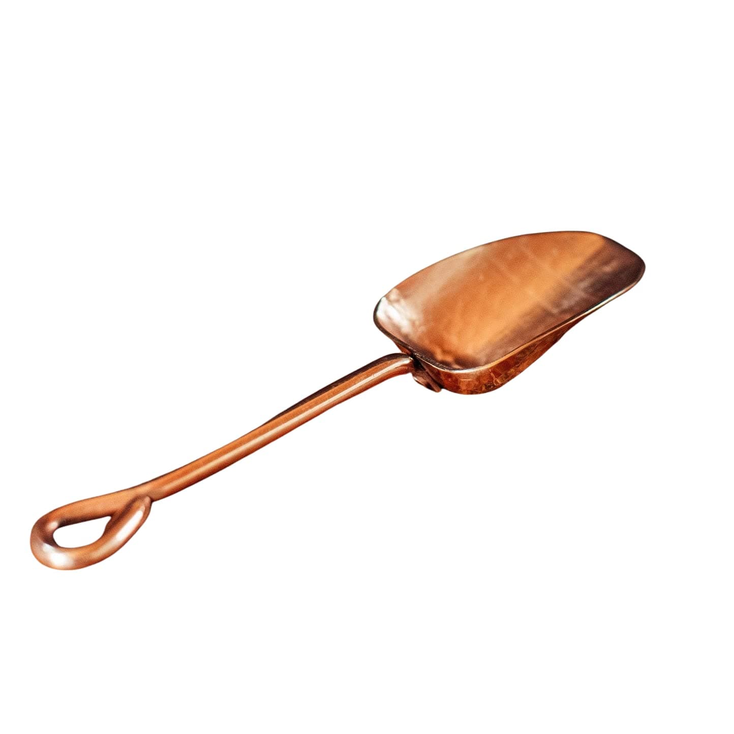 Sertodo Copper Scoop for Coffee and Spices | Solid Copper, Heavy Gauge, Hand Hammered | Copper Handle | 1oz / 2 TBSP Capacity