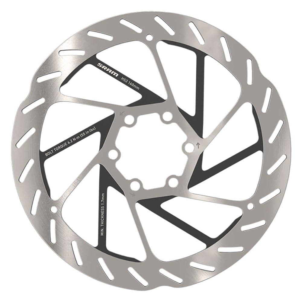 SRAM HS2 Disc Brake Rotor - 160mm, 6-Bolt, Rounded, Silver
