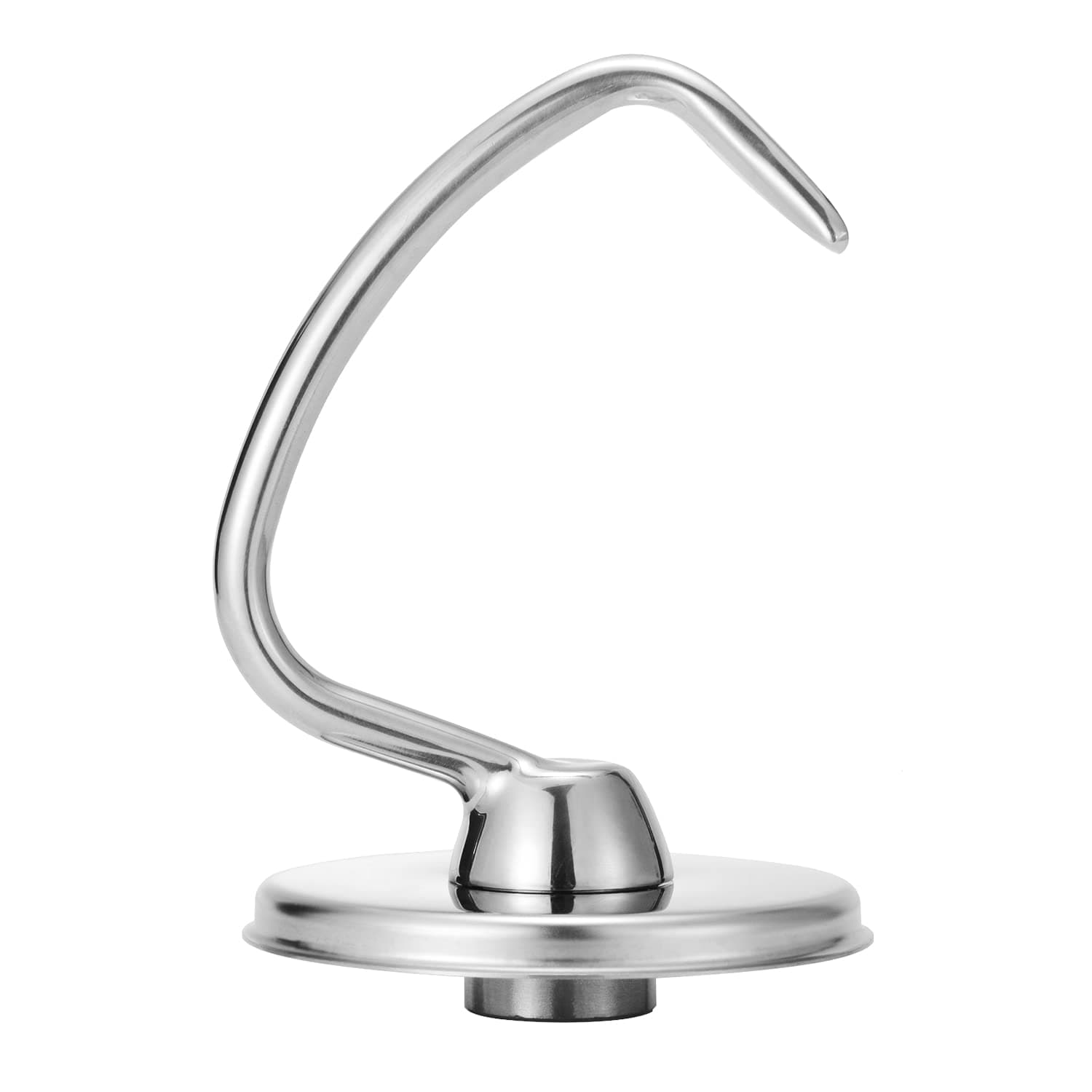 Stainless Steel Dough Hook for KitchenAid 4.5/5 Quart Tilt-Head Stand Mixer, Fit for Classic, Classic Plus and Artisan Serie K45SS, KSM75, KSM90, KSM95, KSM150, Heavy Duty and Dishwasher Safe