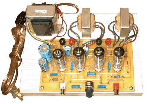 Stereo Integrated Tube Amplifier DIY Kit