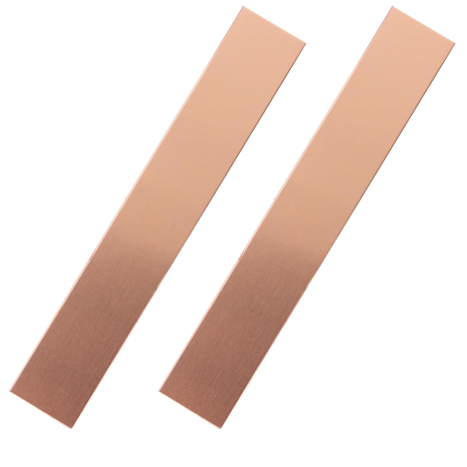 Pure Copper Anode 2 Pcs, 6 x 1 x 0.04 Inch (19 GA) 99.95% High Purity Copper ...