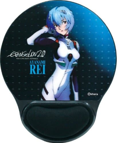 Evangelion 2.0 3D optical mouse pad: Rei Ayanami by Ground Works