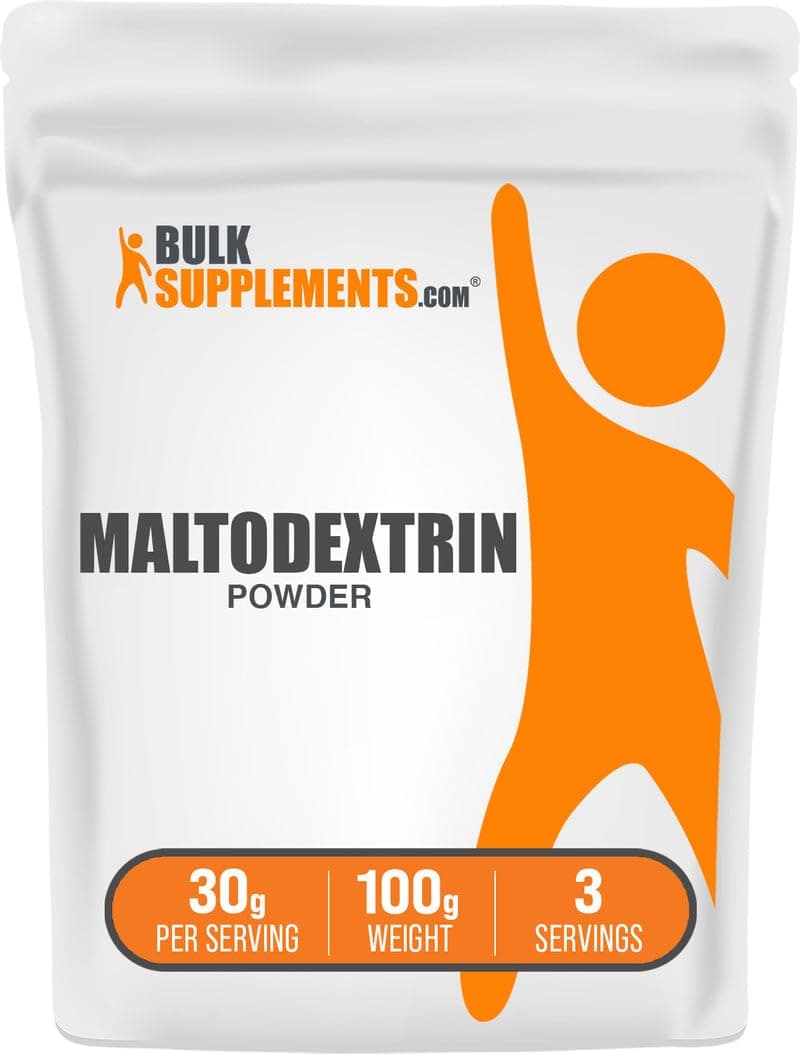 com Maltodextrin Powder - Maltodextrin Supplement for Energy Boost, Food Grade - Unflavored & Gluten Free, 30g per Serving, 100g (3.5 oz) (Pack of 1)