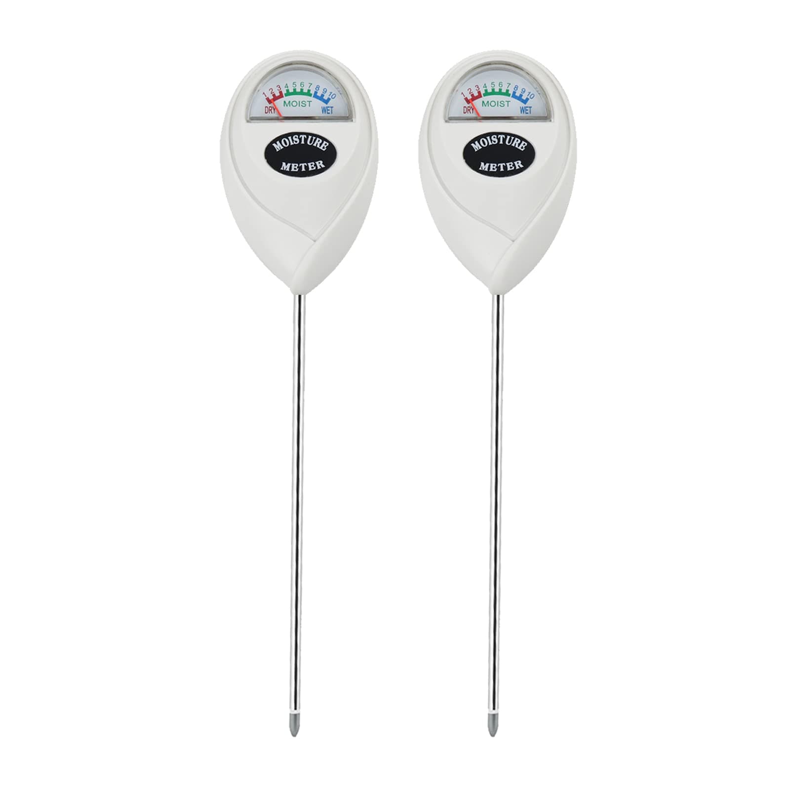 Soil Moisture Meter-White 2 Pack