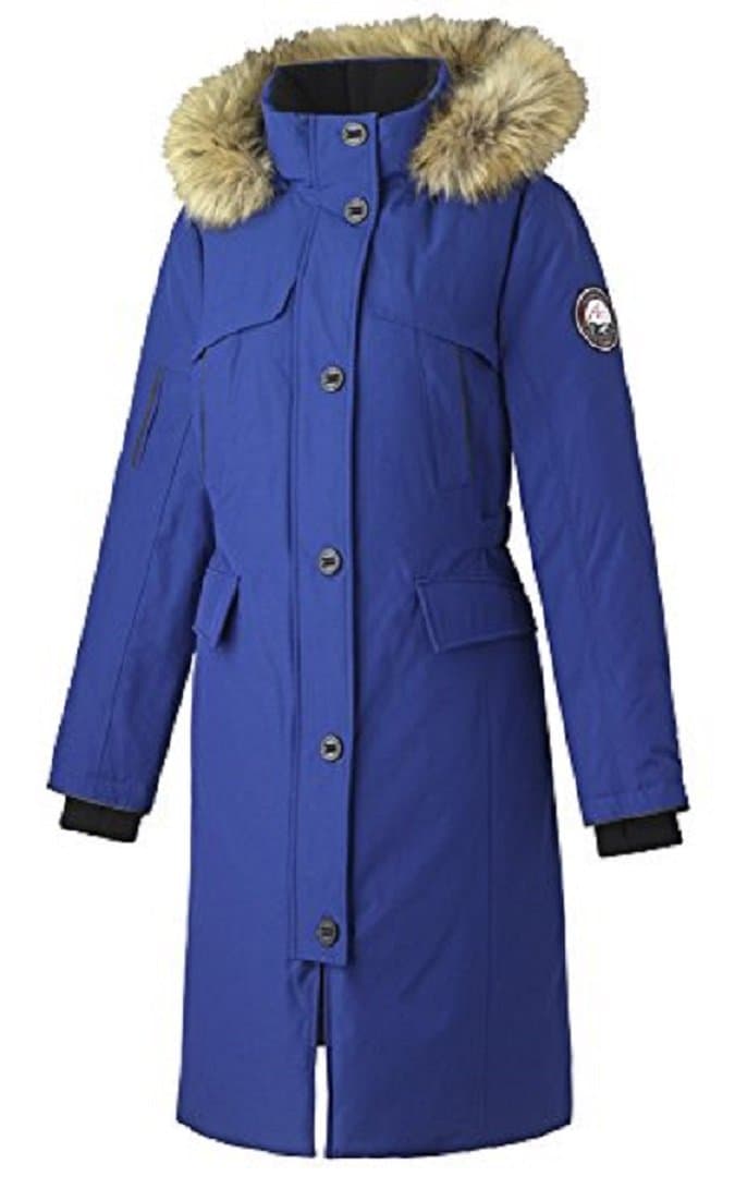 Alpinetek Women's Long Down Parka