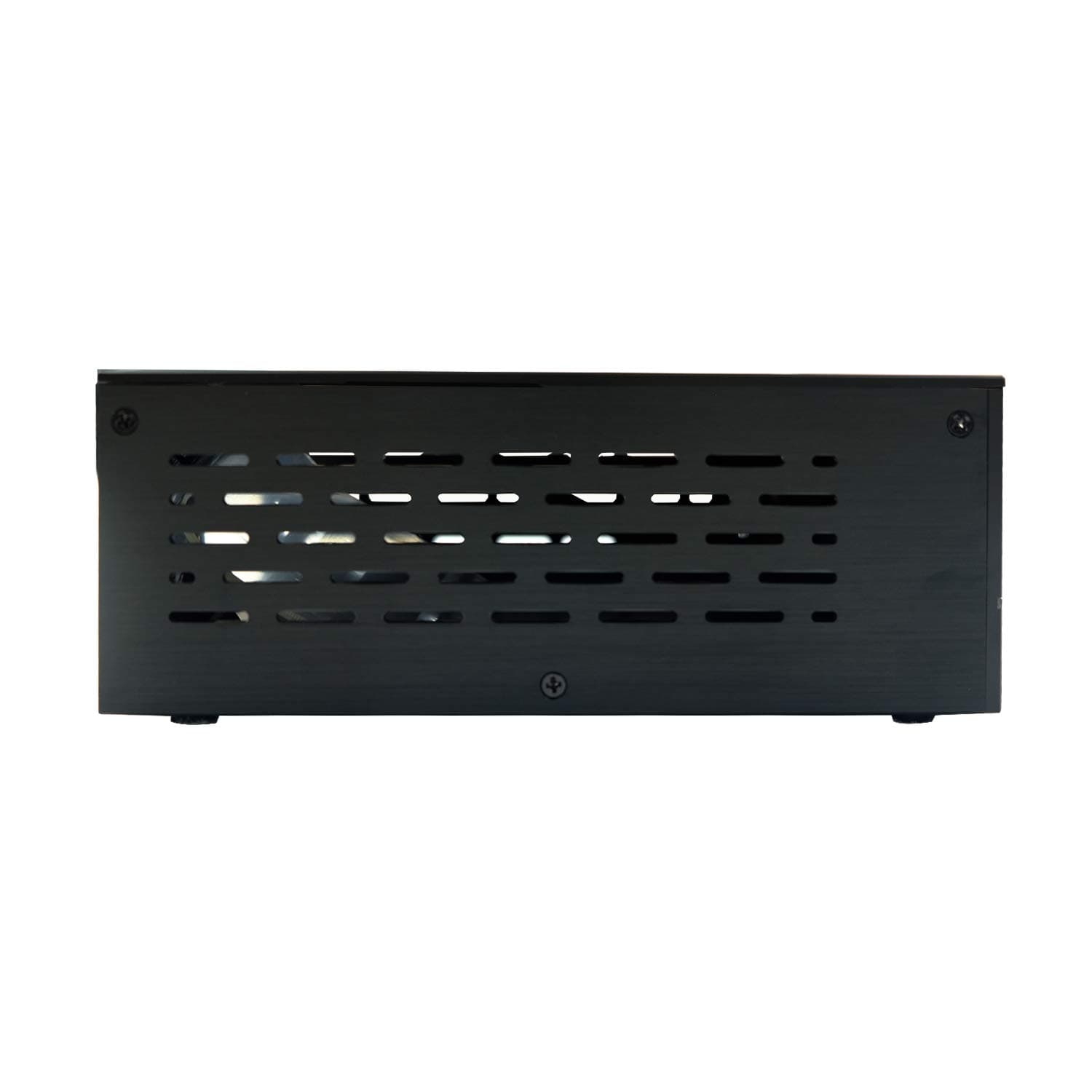 A01 Aluminum Mini-ITX HTPC Desktop Computer Chassis (Black Aluminum)