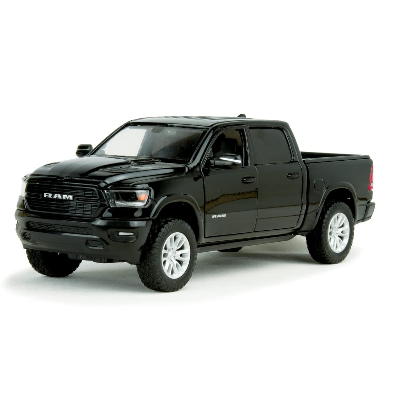Unknown Dodge RAM 1500 Crew Cab Laramie 2019 Model Car Ready Model Motormax 1:24 Black