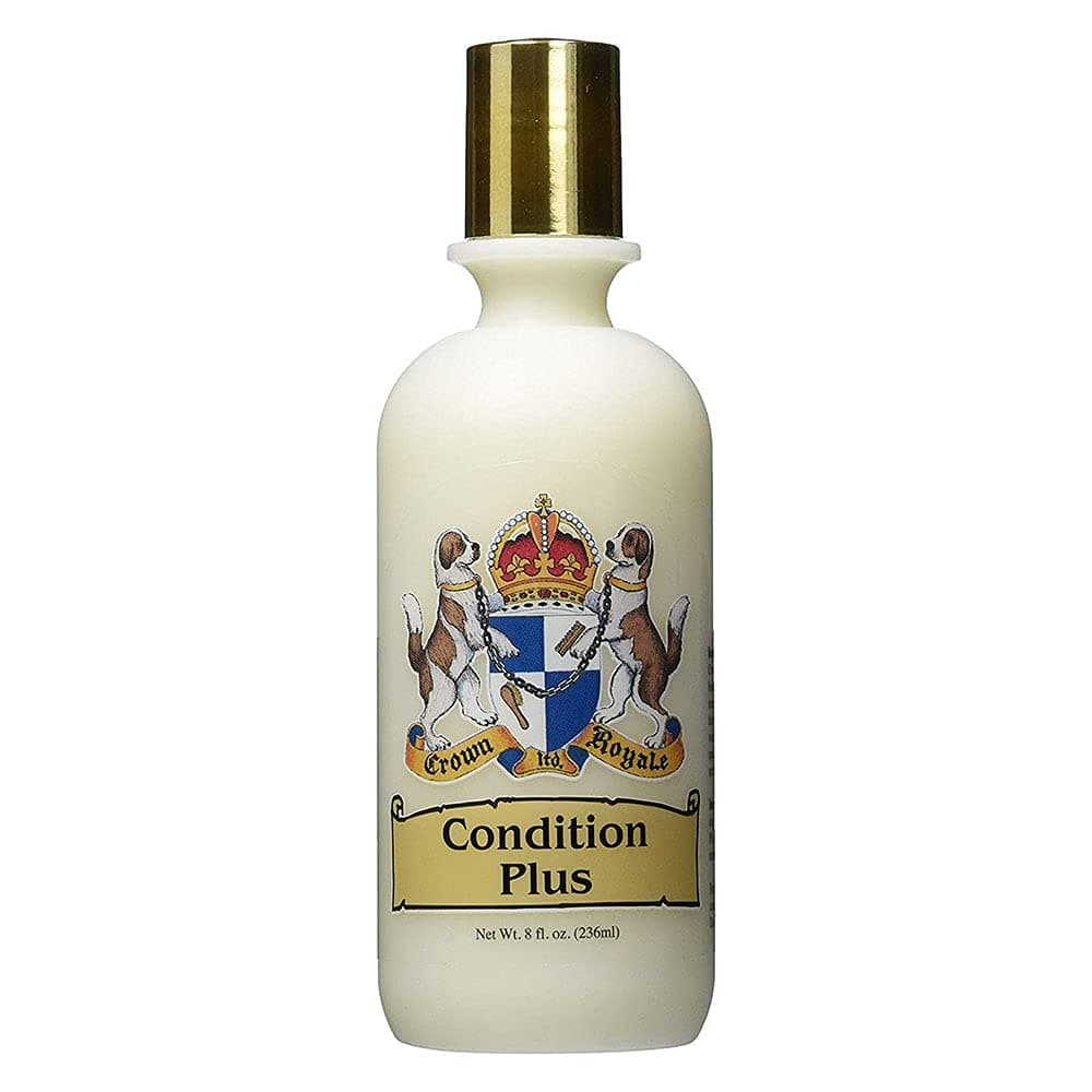 Crown Royale Condition Plus Dog Conditioner Ready-to-Use, Add Needed Moisture, Keeps Coat from Matting, for Fine and Medium Coats, Made in USA, 8 oz