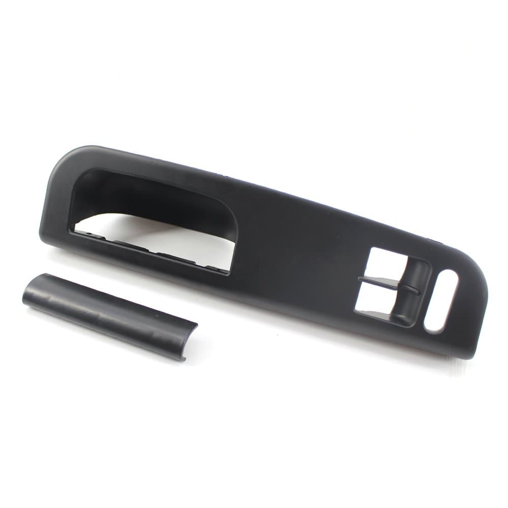 Arotom Black Left Front Window Switch Panel Bezel + Handle Trim Fit for VW Golf MK4 PASSAT BORA 3B1867171D Hatchback 2-Door 1998-2006