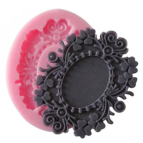 Mini 3D DIY Decor Moulds Mirror Shape Silicone Cake Molds Chocolate Candy Forms Cake Stencil Cooking