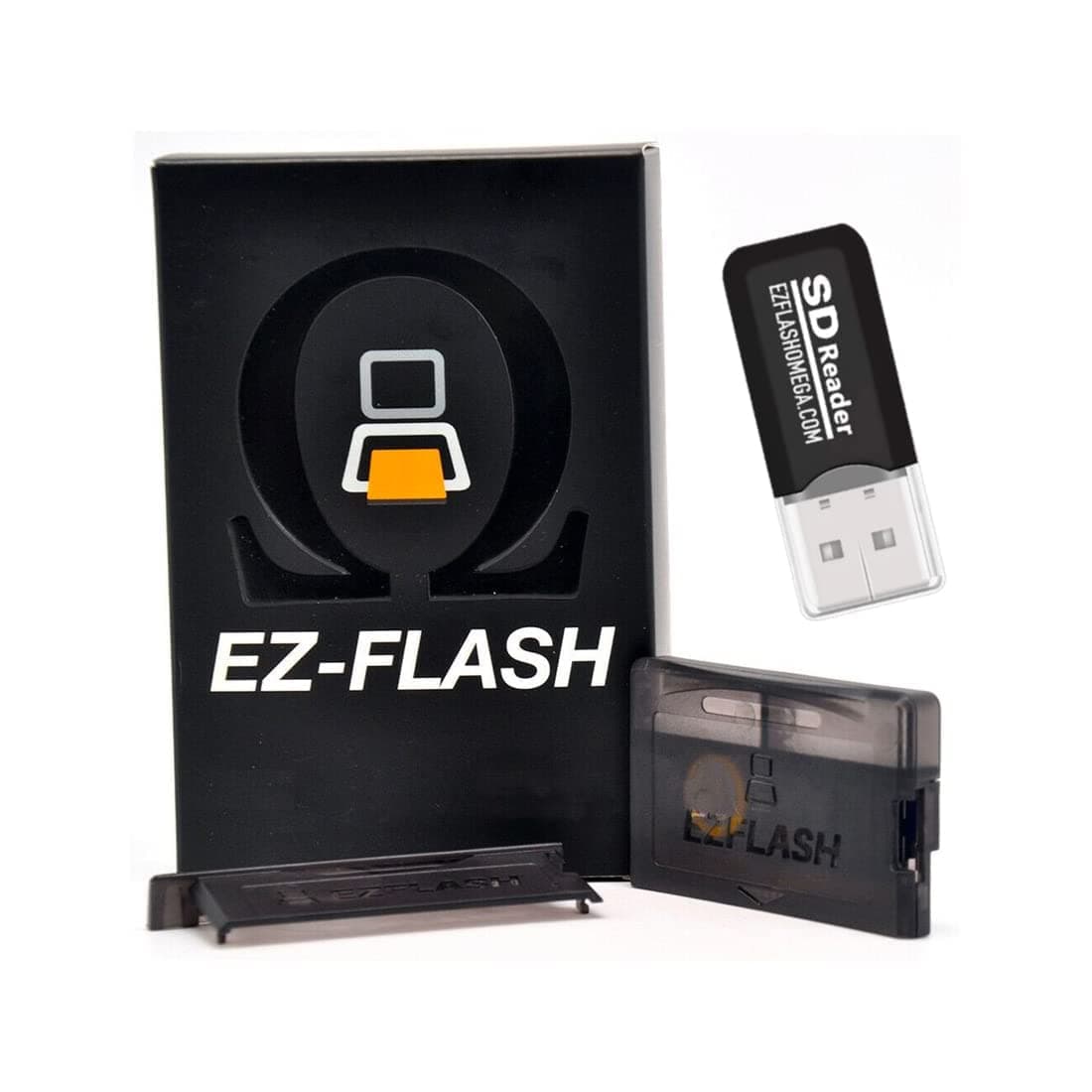 EZ Flash Omega Micro SD Game Card for NDS NDSL IDSL GBA GBASP With USB Reader
