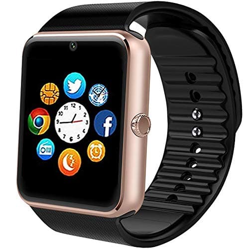 Bluetooth Smart Watch-SmartWatch for Android Phones with SIM Card Slot Camera, Fitness Watch with Sleep Monitor Pedometer Watch for Men Women Kids Compatible iPhone Samsung LG Huawei